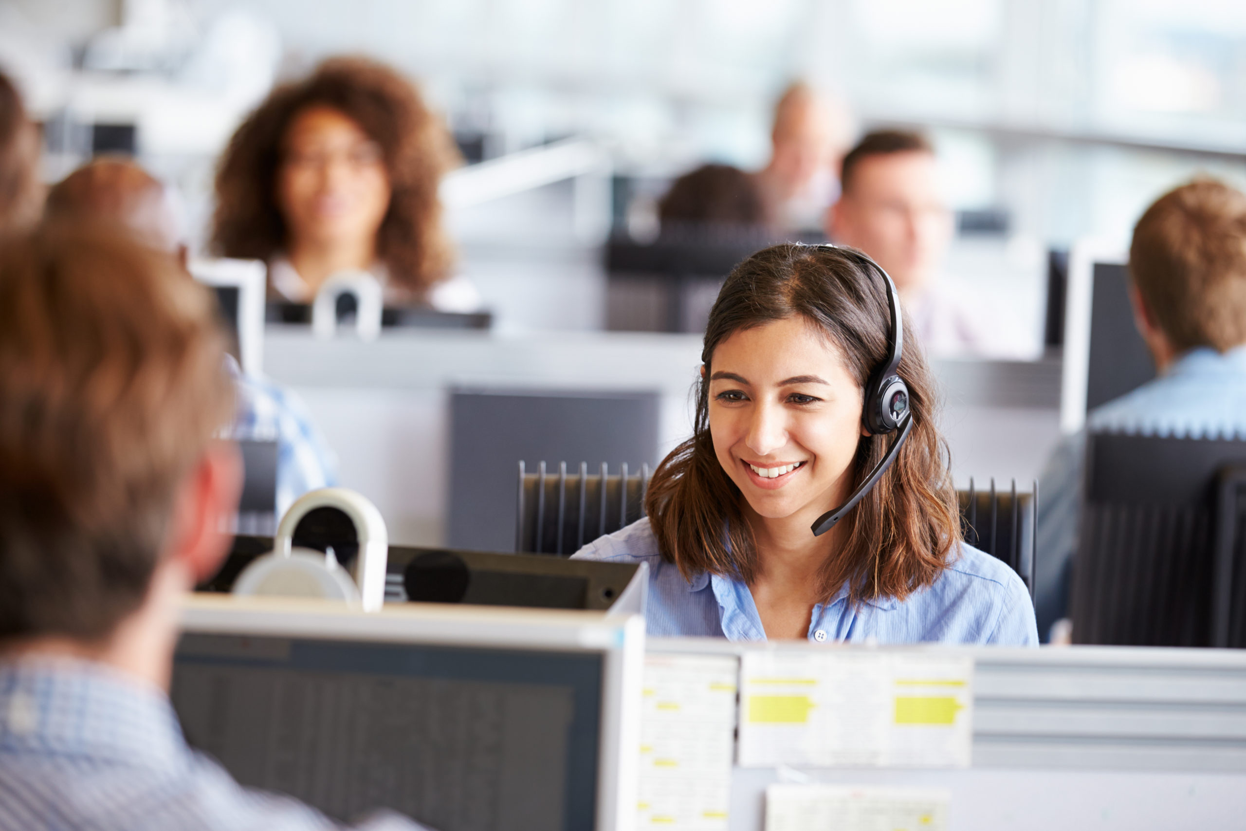 large call center